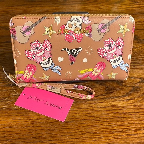 Betsey Johnson Zip-Around Wallet - Picture 1 of 6